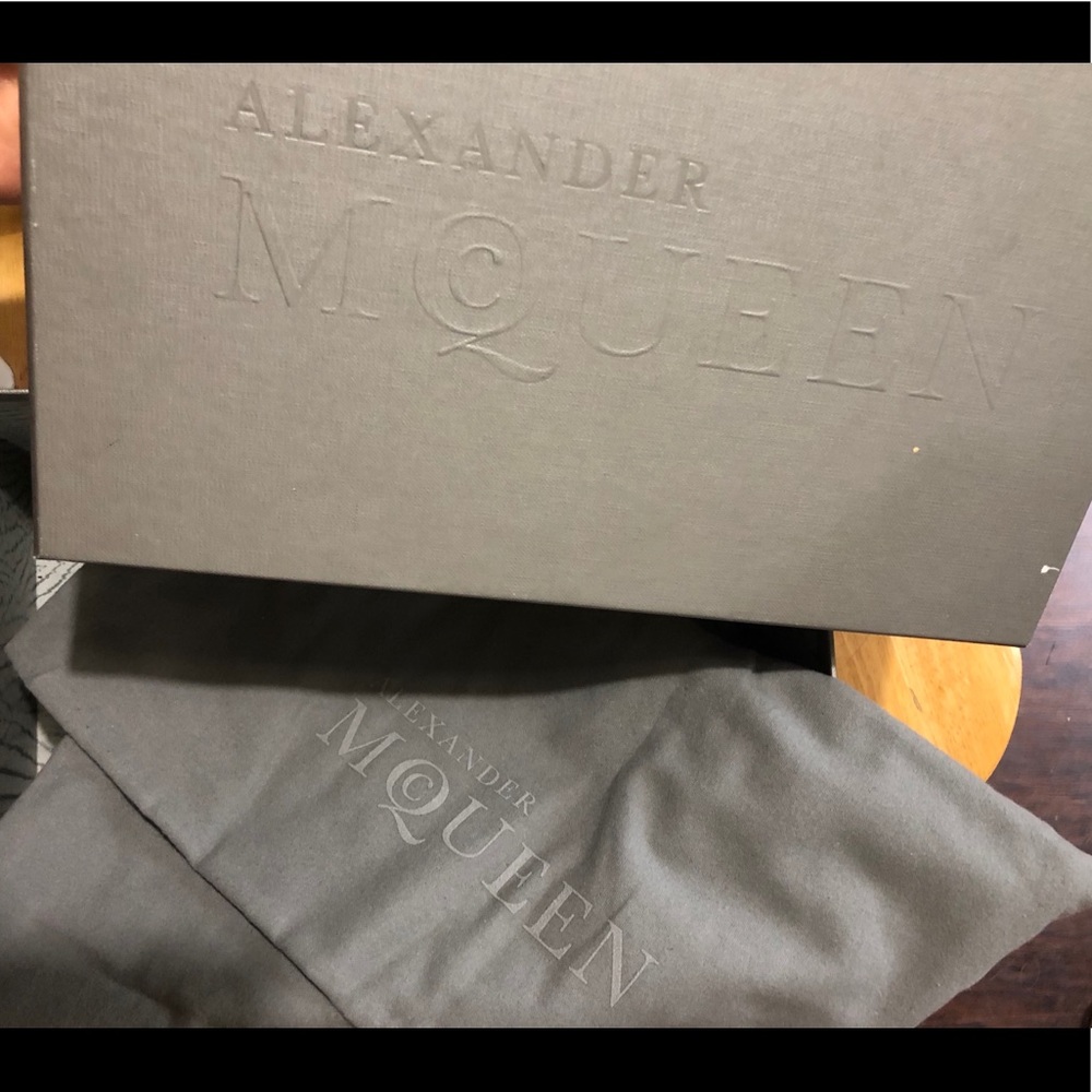 Auth Alexander McQueen Skull Ballerina Flats Sz 6 - Picture 8 of 8